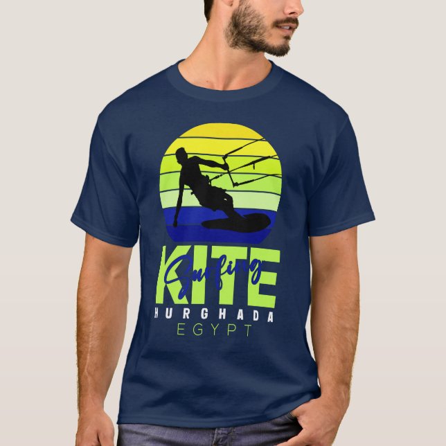 Kitesurfing Hurghada T-Shirt (Framsida)