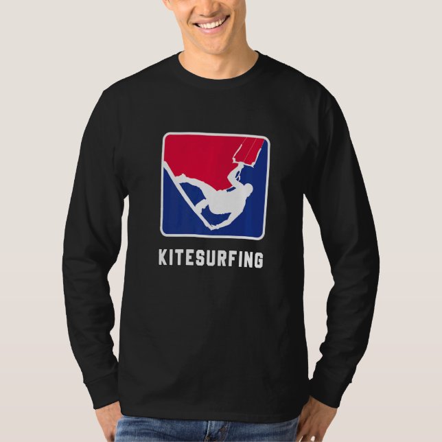 Kitesurfing Kite Surfer Kiteboarding Windsurfing W T Shirt (Framsida)