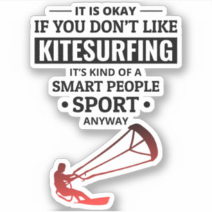 Kitesurfing Kiteboarding Kite ridsport Vind sport Klistermärken