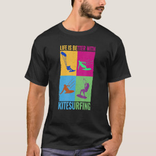 Kitesurfing kitesurf Kite surfa Kiteboarding T Shirt