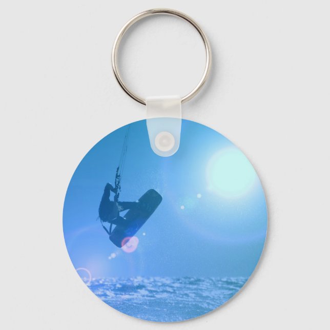 Kitesurfing Luft Keychain Nyckelring (Framsida)