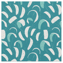 Kitesurfing Mönster Coola Blue White Tyg