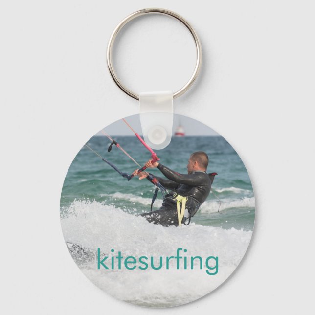 Kitesurfing Nyckelring (Framsida)