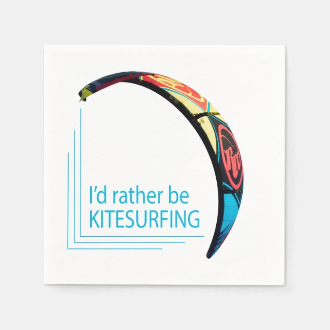 Kitesurfing Pappersservett (Framsidan)