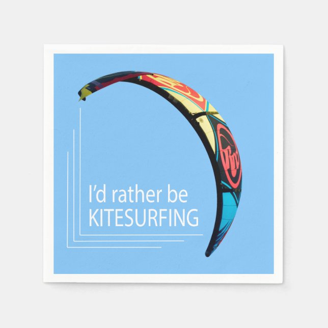 Kitesurfing Pappersservett (Framsidan)