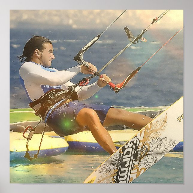 Kitesurfing Poster (Framsidan)