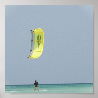 Kitesurfing Skriv ut Poster