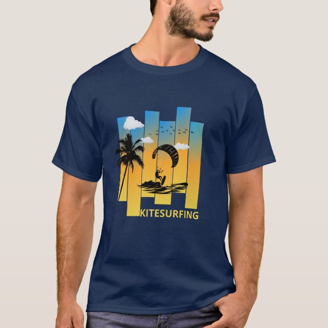 kitesurfing t shirt (Framsida)