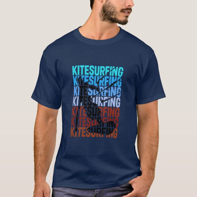 Kitesurfing T Shirt (Framsida)