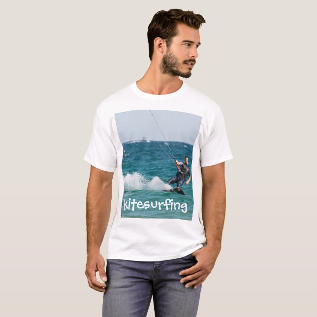 Kitesurfing T Shirt (Hel framsida)