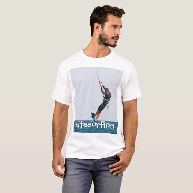 Kitesurfing Tee Shirt (Hel framsida)