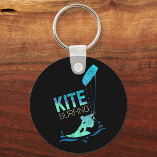 Kitesurfing Vintage Kiteboarder Kite Surfing Nyckelring