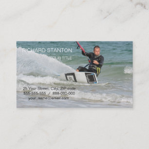 Kitesurfing Visitkort