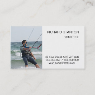 Kitesurfing Visitkort