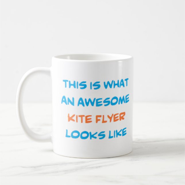 Kitflygare, fantastisk kaffemugg (Vänster)