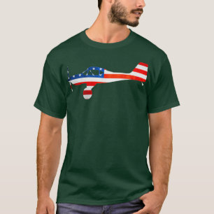KitFox American Flagga T Shirt