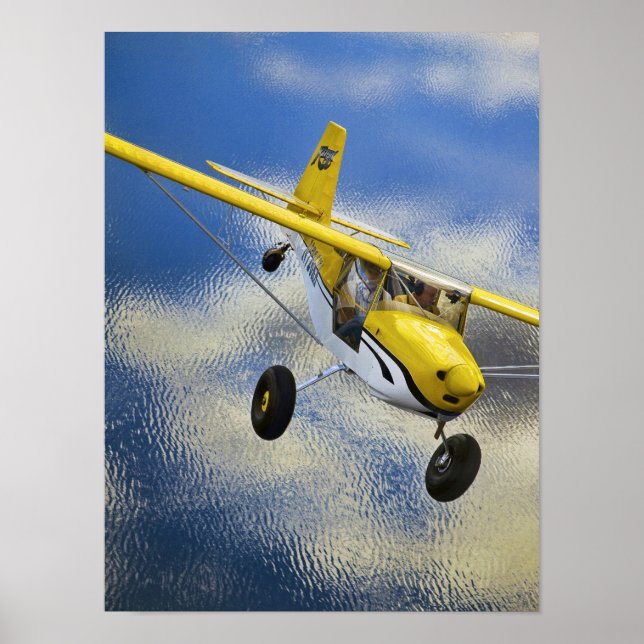 Kitfox ovanför Sjö Poster (Framsidan)