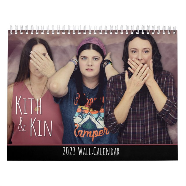 Kith & Kin 2023 Wall Calendar Kalender (Omslag)