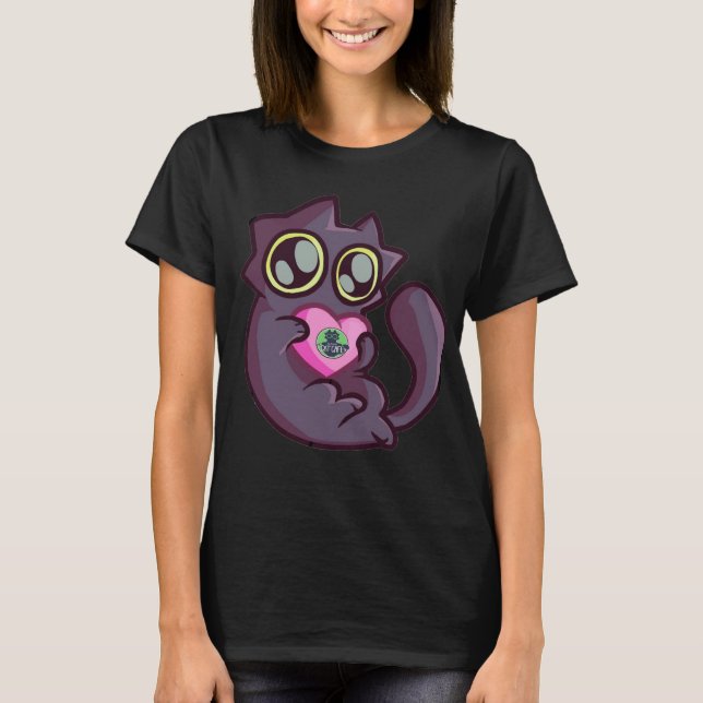 KitKat älskar dig - Alaska Cat Cafe T Shirt (Framsida)