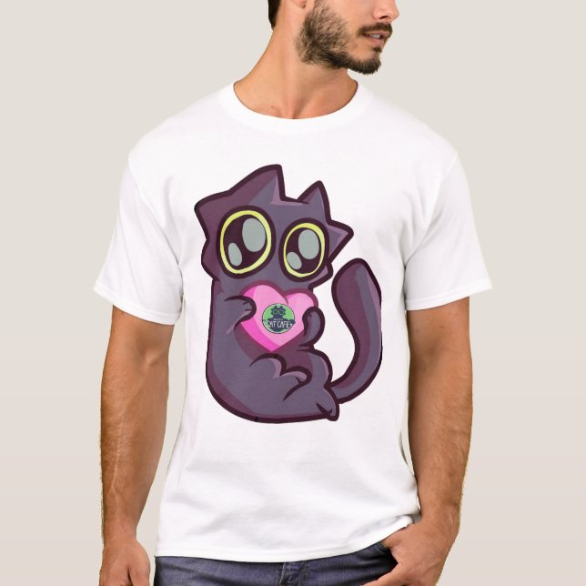 KitKat älskar dig - Alaska Cat Cafe T Shirt (Framsida)