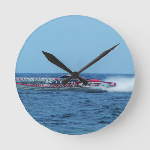 Kiton frånlands- powerboat. rund klocka