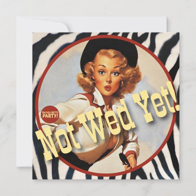 Kitsch Bitsch : Cowgirl har inte vunnit än! Inbjudningar (Framsida)