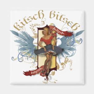Kitsch Bitsch : Dancing Doll Tattoo Pin-Up Magnet