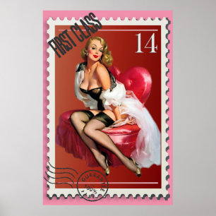 Kitsch Bitsch: Första klass Valentine Poster