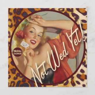 Kitsch Bitsch : Inte Wed än! Inbjudningar