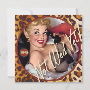 Kitsch Bitsch : Inte Wed än! Inbjudningar