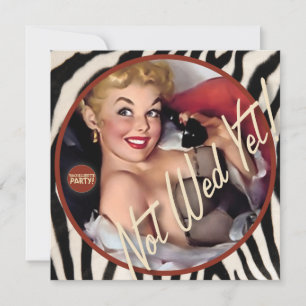 Kitsch Bitsch : Inte Wed än! Inbjudningar