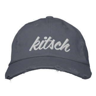 Kitsch Bitsch©: Kitsch Embroized Cap Broderad Keps