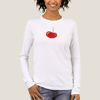 Kitsch Körsbär Vattenfärg Illustration T Shirt
