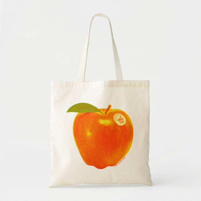 Kitschen Fatty Apple-väska Tygkasse (Framsidan)