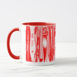 Kitschen Fatty Desk Mugg Middag Red