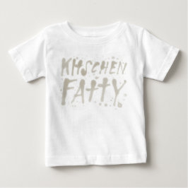 Kitschen Fatty Greasy Logotyp Baby T-Shirt