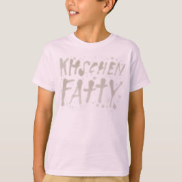 Kitschen Fatty Greasy Logotyp Barn T-Shirt Ljus Ro