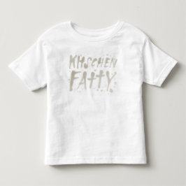 Kitschen Fatty Greeasy Logotyp T-Shirt för Småbarn