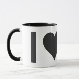 Kitschen Fatty Kaffeälskare Mugg Slick Svart