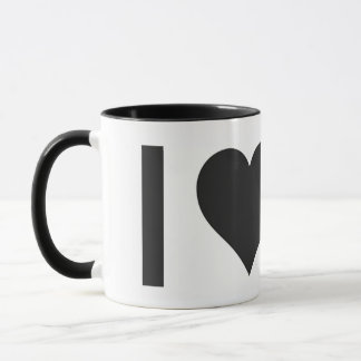 Kitschen Fatty Kaffeälskare Mugg Slick Svart