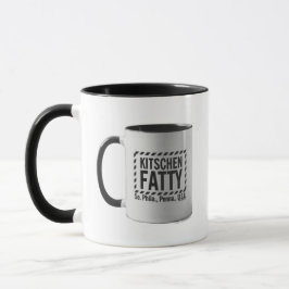 Kitschen Fatty Kitschen Fatty Logotyp Mugg Mugg Sv