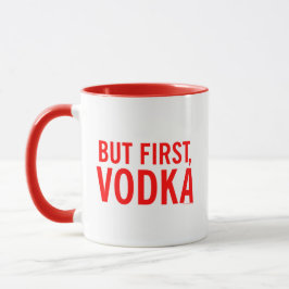 Kitschen Fatty Vodka Mugg Diner Röd