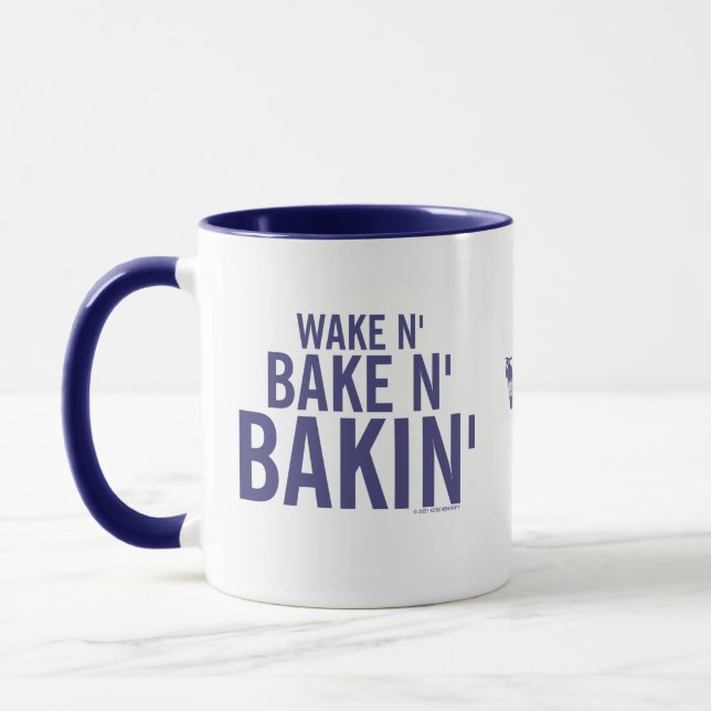 Kitschen Fatty Wake N' Bakin' Mugg Deli Blå (Vänster)