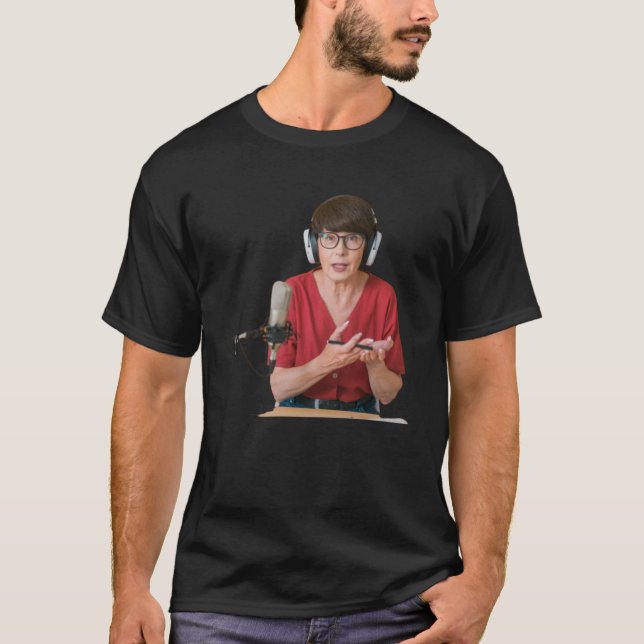 Kitschly fantastiska 50-sekundersprogram för radio t shirt (Framsida)