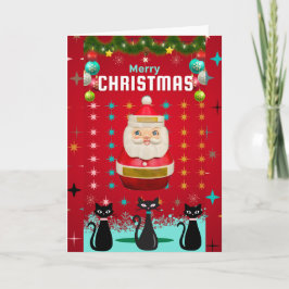 Kitschmas spektakulärt: Tomt- och Starbursts-kort Kort