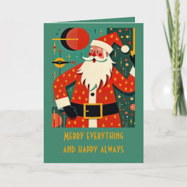 Kitschmas Tomte Mid-Century Modern Kul Kort