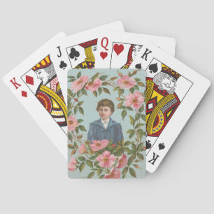 Kitscht julkort från Tyskland, 1884 Casinokort