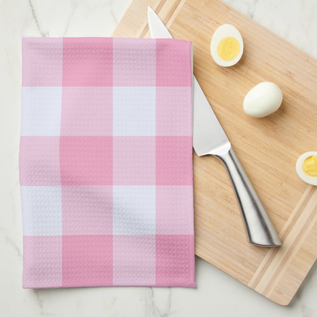 Kitschtung Retro Gingham Köket Kökshandduk (Vikt i Fjärdedel)