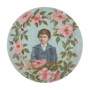 Kitschy gammal tysk Alla hjärtans dag-kort, 1884