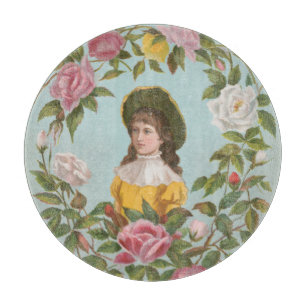 Kitschy gammal tysk Alla hjärtans dag-kort, 1884